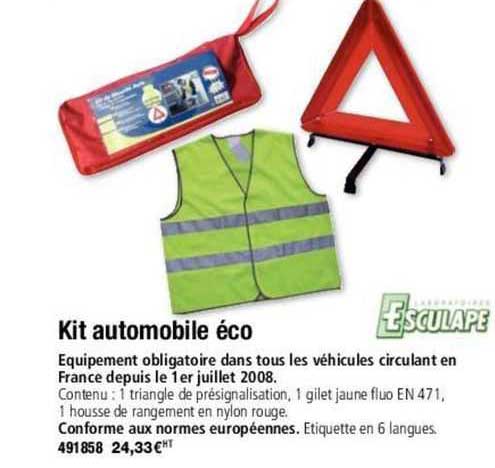 esculape kit automobile éco