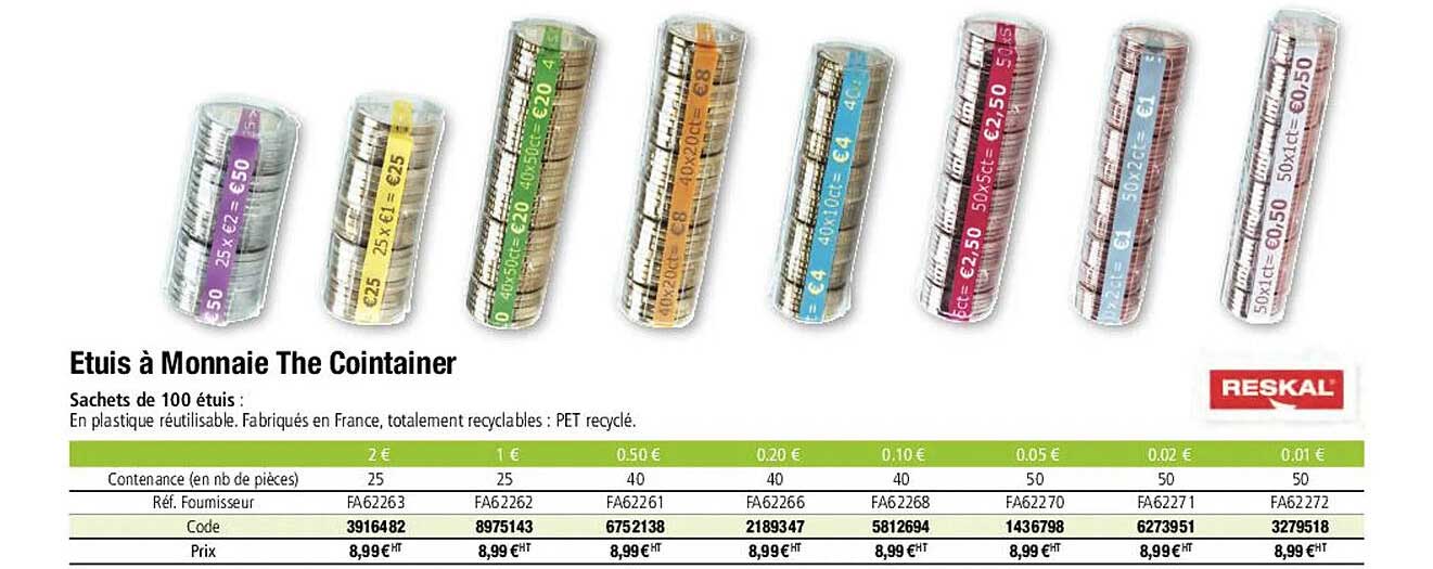 etuis à monnaie the cointainer