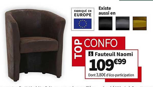 fauteuil naomi