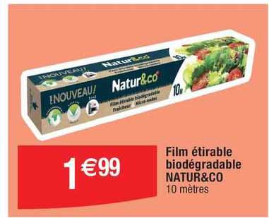 film étirable biodégradable natur&co