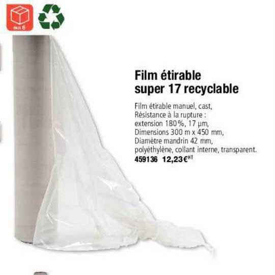 Film étirable Super 17 Recyclable