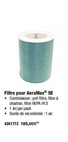 Filtre Pour Aeramax Se