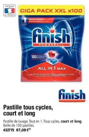 finish pastilel tous cycles, court et long
