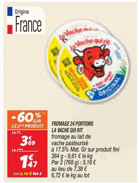fromage 24 portions la vache qui rit
