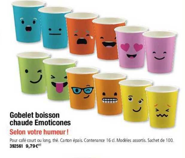 Gobelet Boisson Chaude Emoticones