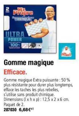 gomme magique mr. propre