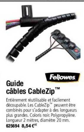 guide câbles cablezip fellowes