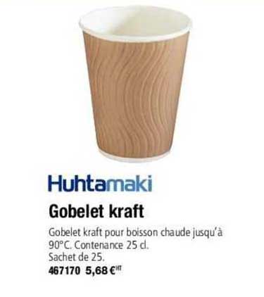 Huhtamaki Gobelet Kraft