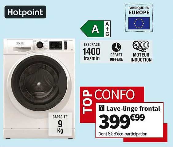 lave-linge frontal hotpoint