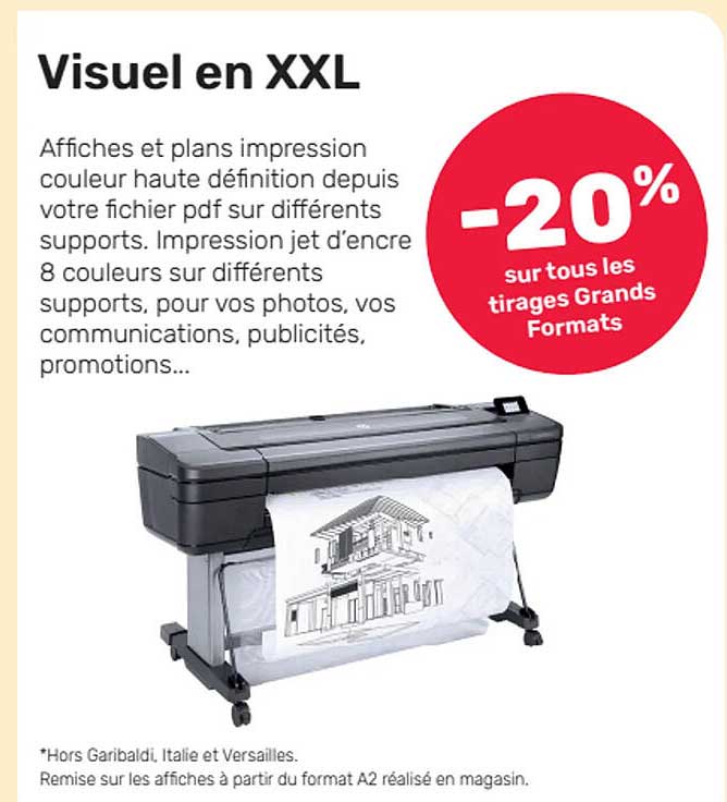 les tirages grands formats