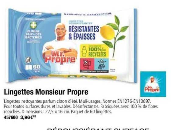 lingettes monsieur propre