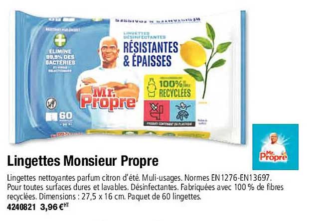 lingettes monsieur propre