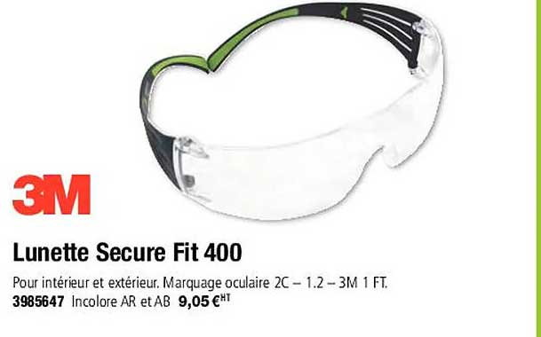 lunette secure fit 400