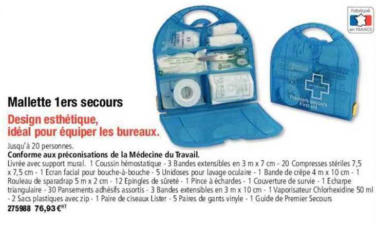 mallette 1ers secours