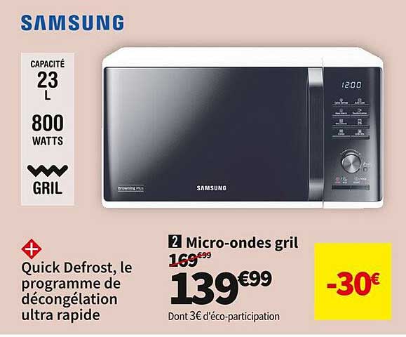 Micro-ondes Gril Samsung