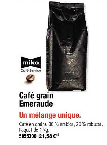 Miko Café Grain Emeraude Un Mélange Unique