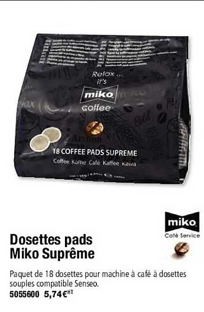 miko dosettes pads suprême