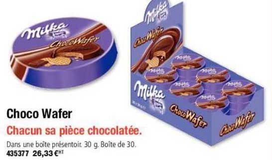 milka choco wafer