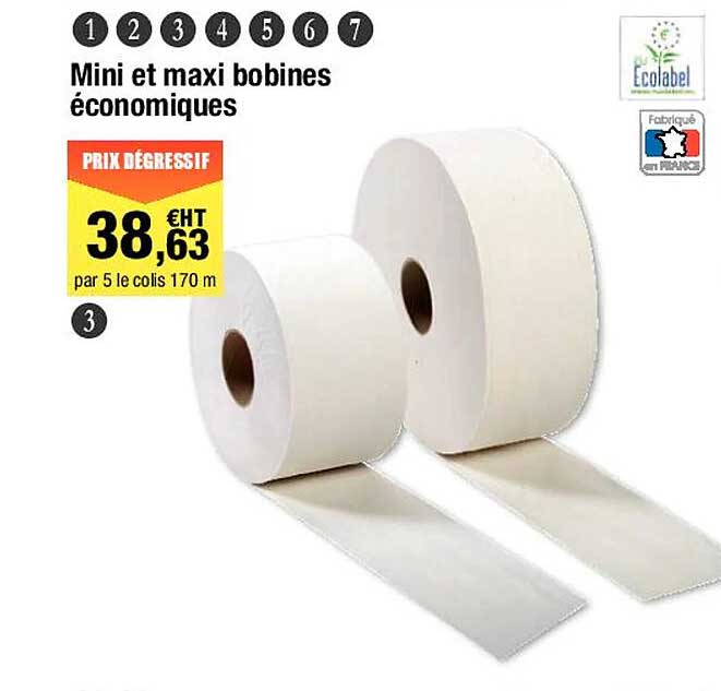 mini et maxi bobines économiques
