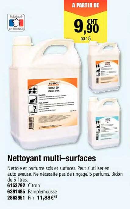 nettoyant multi-surfaces