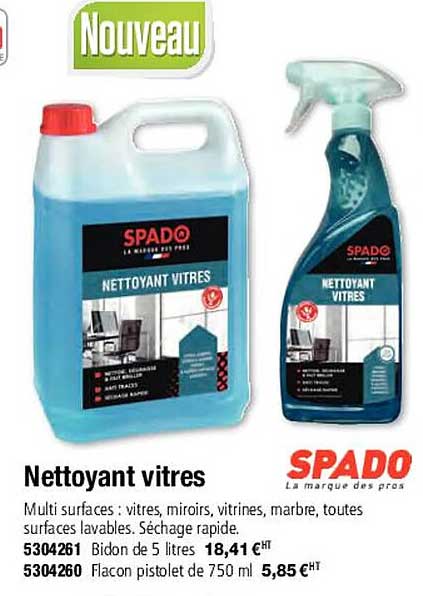 nettoyant vitres spado