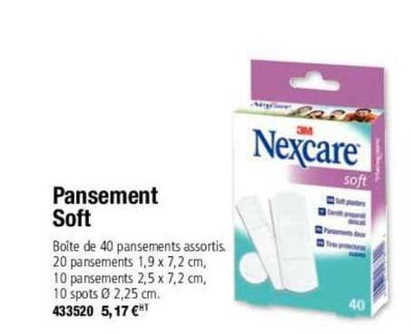nexcare pansement soft