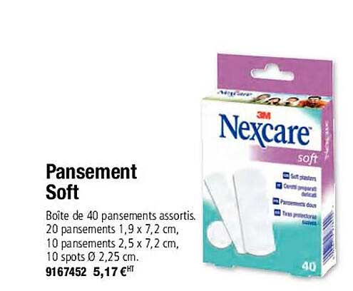 pansement soft nexcare