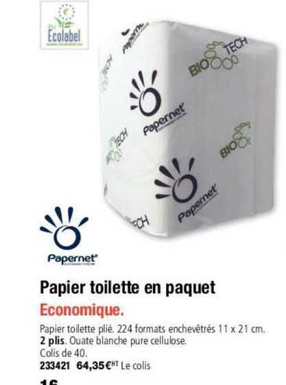 papernet papier toilette en paquet