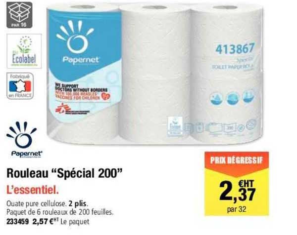 Papernett Rouleau 'spécial 200"