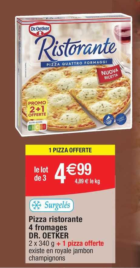 pizza ristorante 4 fromages dr. oetker