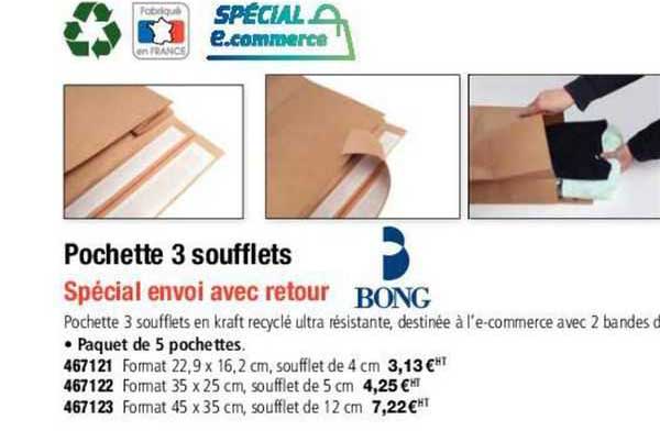 pochette 3 soufflets bong