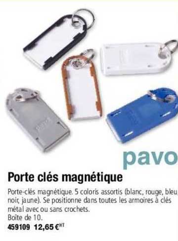 porte clés magnétique pavo