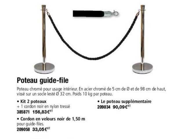 Poteau Guitde-file