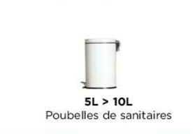 poubelles de sanitaires