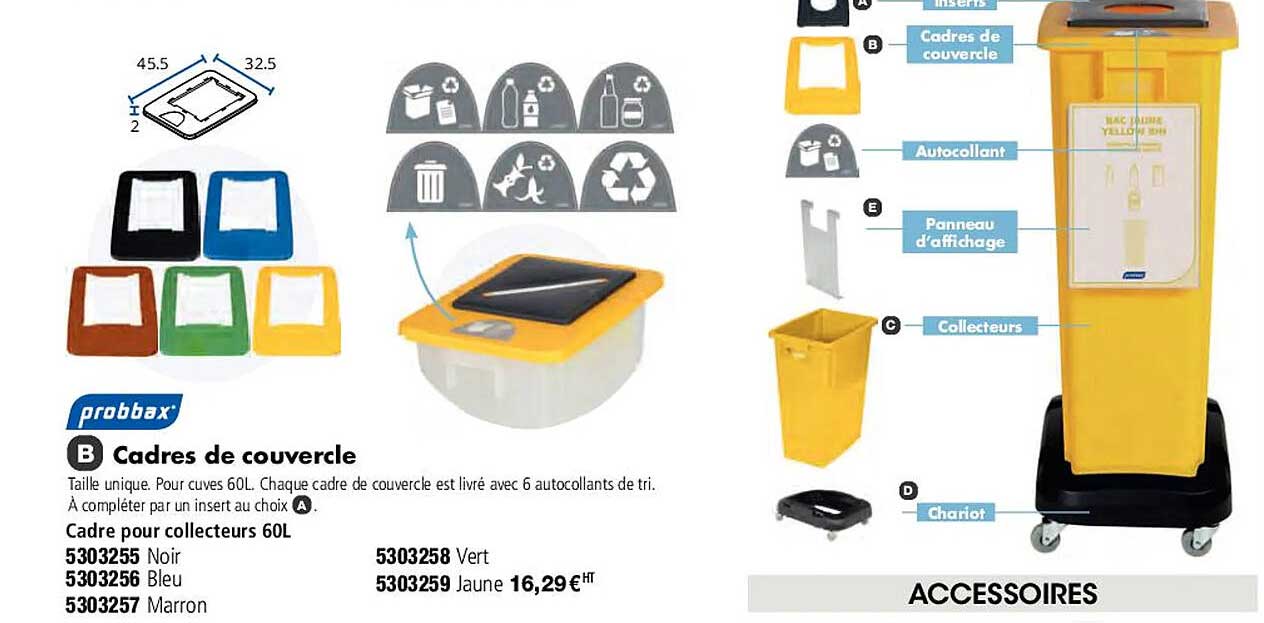 probbax cadres de couvercle