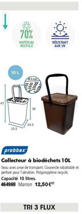 probbax collecteur à biodéchets