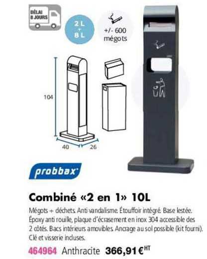 probbax combiné "2 en 1"