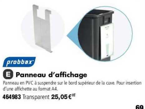 probbax panneau d'affichage
