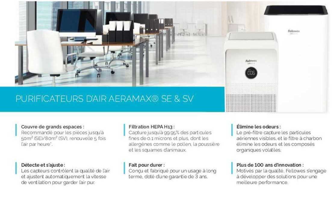 purificateurs d'air aéramax se & sv