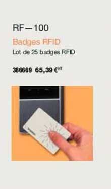 rf - 100 badges rfid