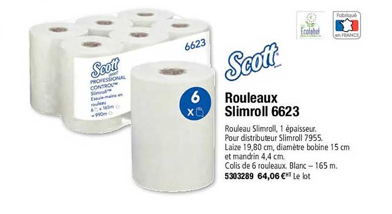 rouleaux slimroll 6623