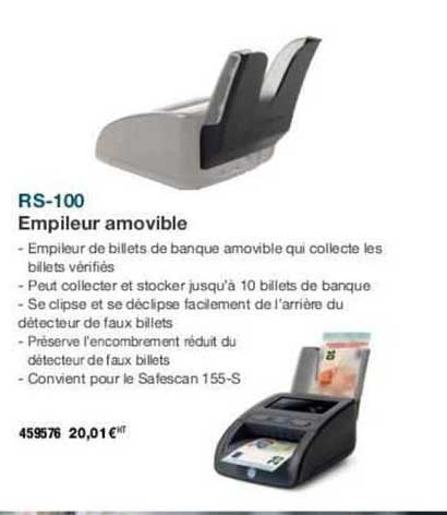 rs-100 empileur amovible