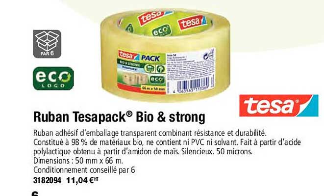 ruban tesapack bio & strong tesa