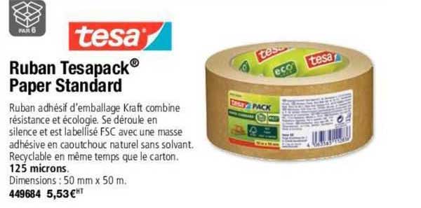ruban tesapack paper standard tesa
