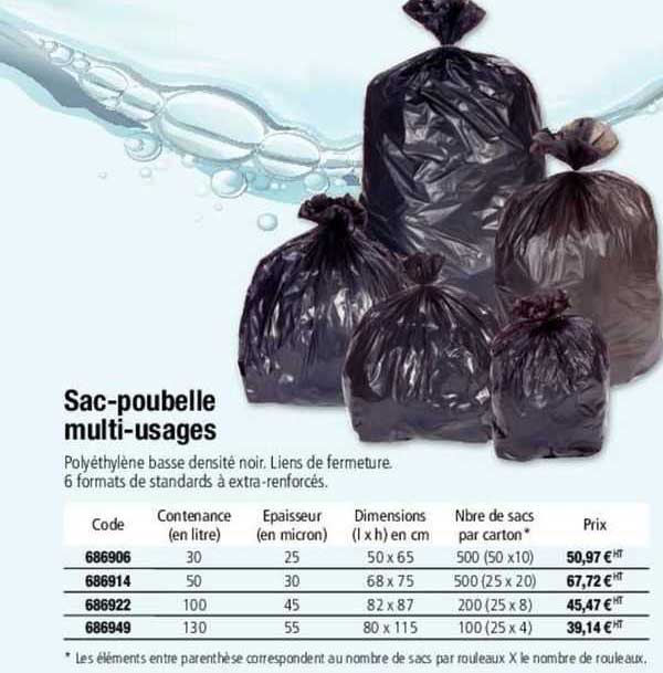 sac-poubelle multi-usages