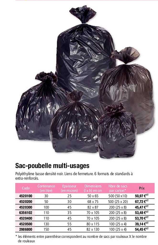 sac-poubelle multi-usages