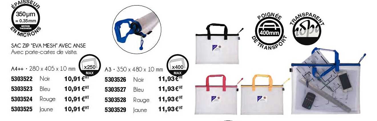 Sac Zip "eva Mesh" Avec Anse