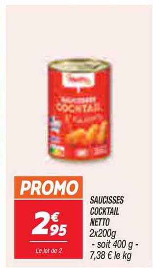 Saucisses Cocktail Netto