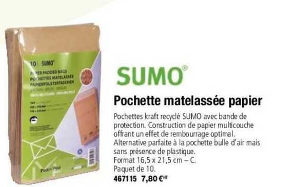 Sumo Pochette  Mateléssée Papier