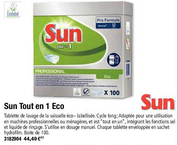 Sun Tout En 1 Eco